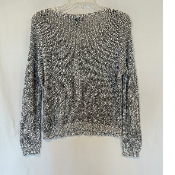 Forever 21 Women's V-Neck Knit Pullover Sweater Gray Size M Casual Cozy - Picture 2 of 7
